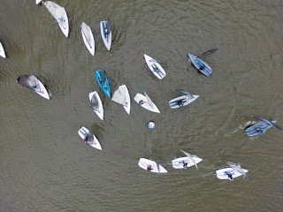 drone shot